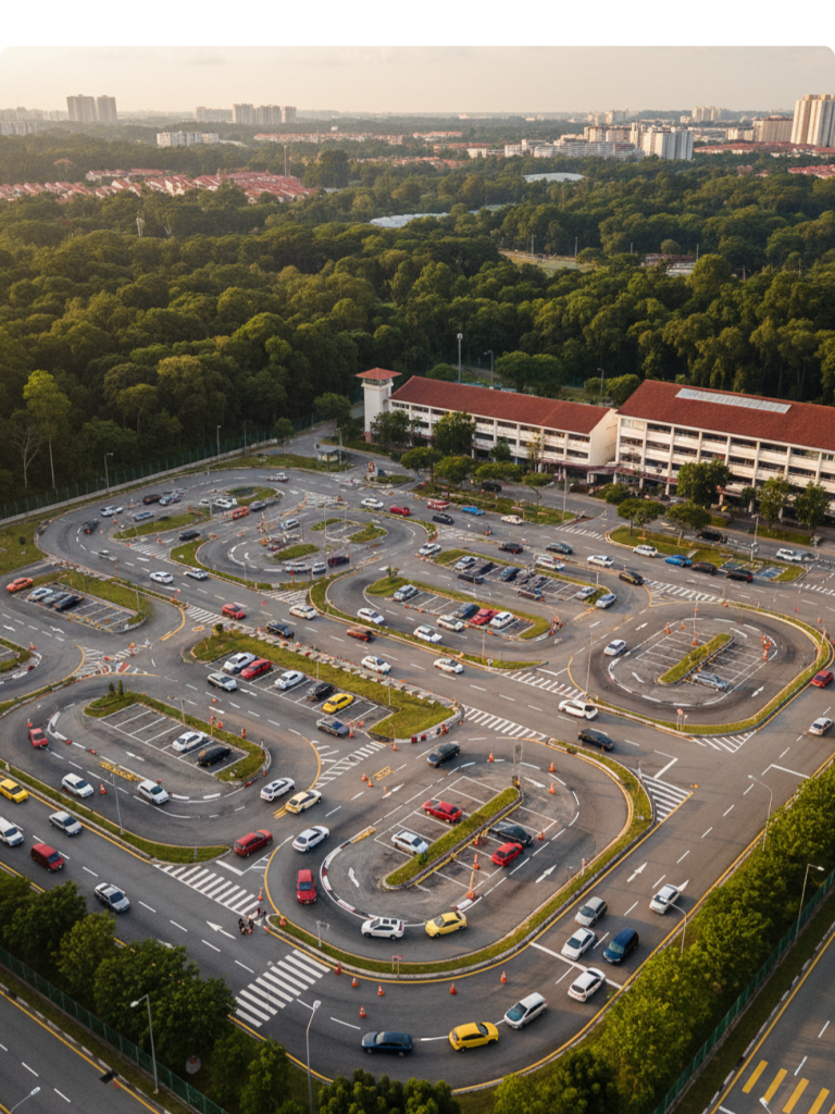 Practical training session at SSDC's Woodlands circuit